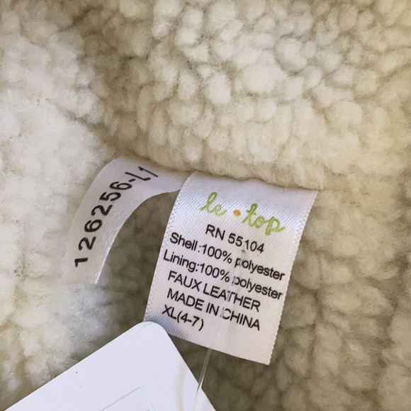 Kids on king Le top brown cream first flight airplane aviator cap hat winter hat - Picture 10 of 17